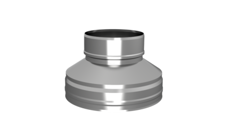 Переходник ф 130х115, AISI 439/1,0мм, h=180мм